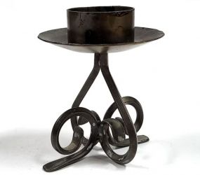 Iron Candle Holder