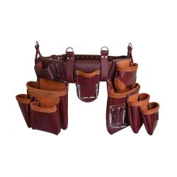 HEAVY DUTY LEATHER TOOL BELT SYSTEM